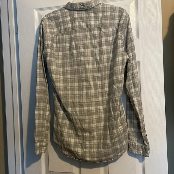 Rye men’s slim fit gray button down shirt size medium tall - Picture 5 of 9